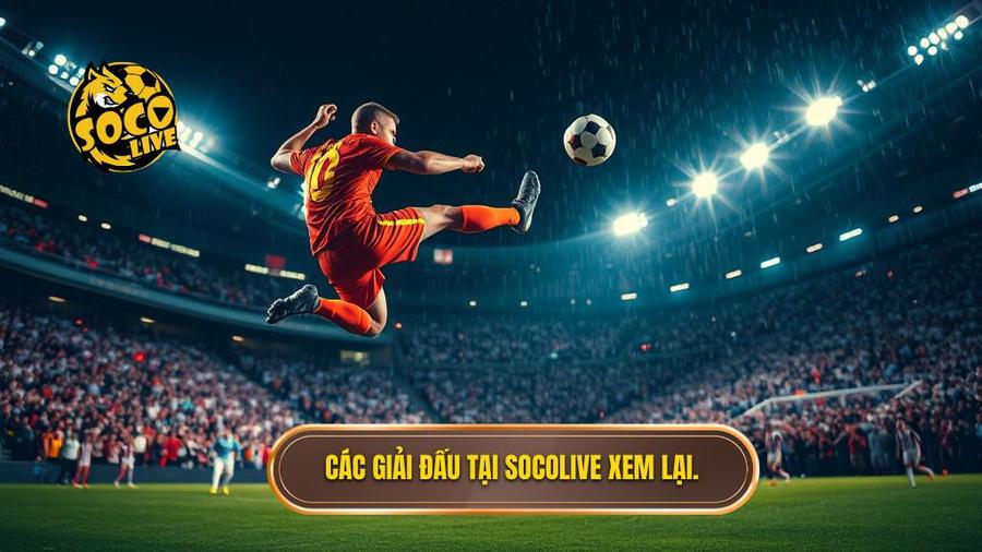 Các giải đấu hàng đầu được hỗ trợ tại Socolive xem lại bàn thắng