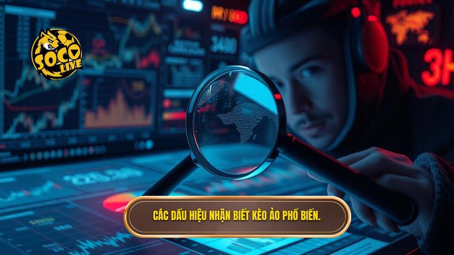 Các dấu hiệu nhận biết kèo ảo phổ biến hiện nay